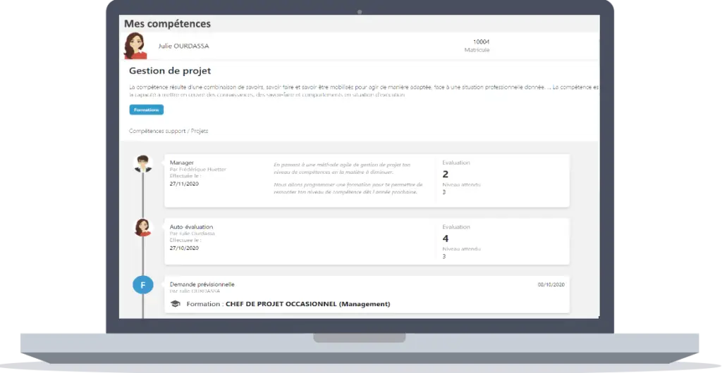 Ecran Timeline GDC Logitio - logitio strasbourg